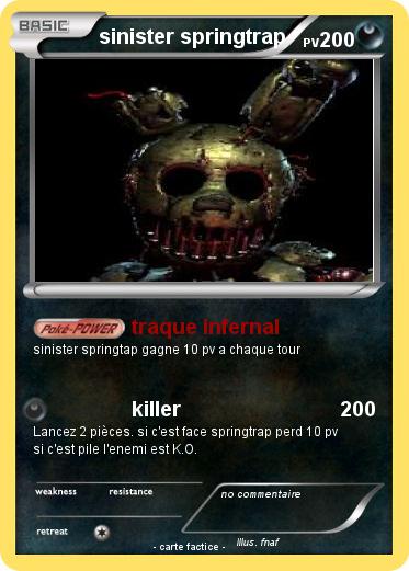 Pokemon sinister springtrap