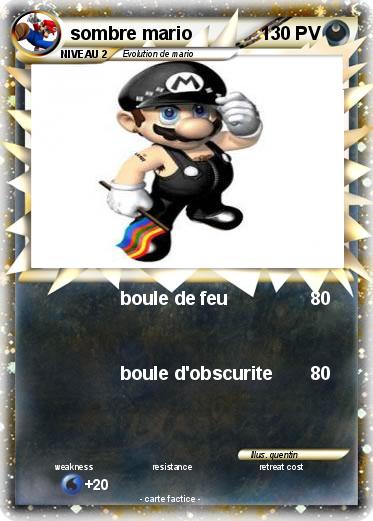 Pokemon sombre mario