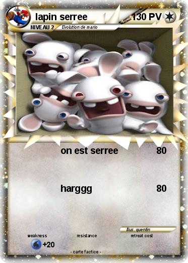 Pokemon lapin serree