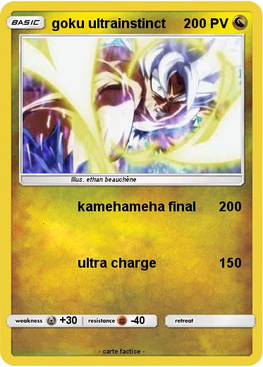 Pokemon goku ultrainstinct