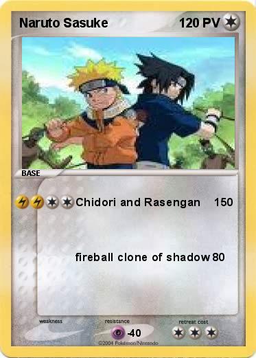 Pokemon Naruto Sasuke 