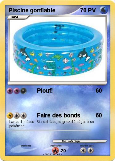 Pokemon Piscine gonflable