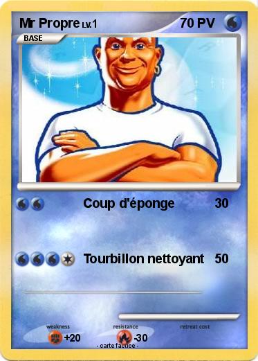 Pokemon Mr Propre