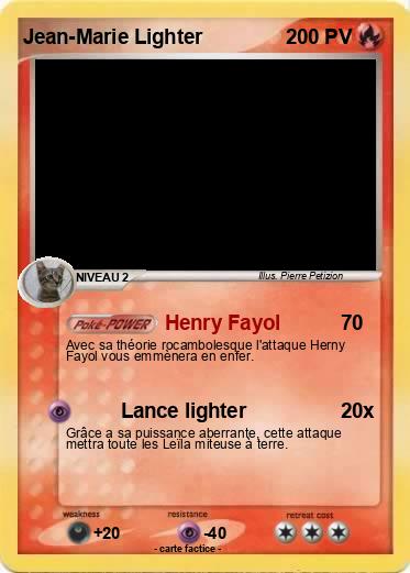 Pokemon Jean-Marie Lighter