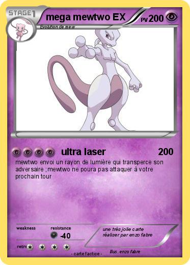 Pokemon mega mewtwo EX