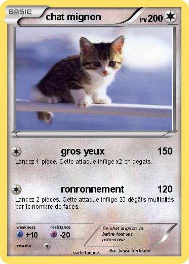 Pokemon chat mignon