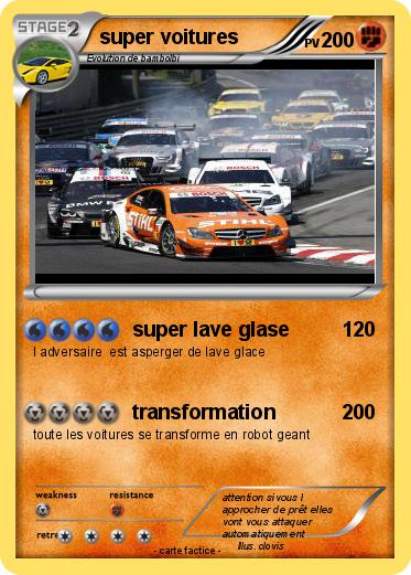 Pokemon super voitures