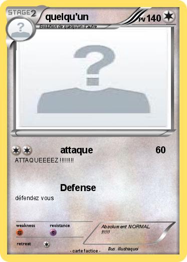 Pokemon quelqu'un