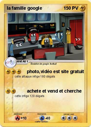 Pokemon la famille google