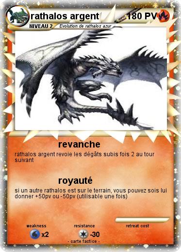 Pokemon rathalos argent