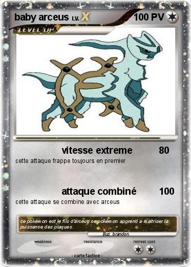 Pokemon baby arceus