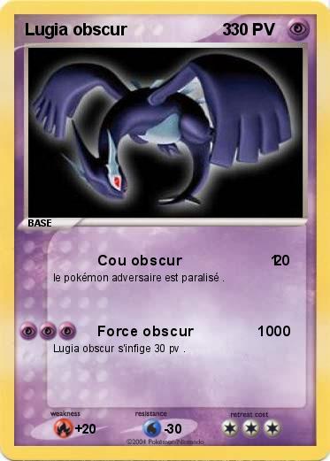 Pokemon Lugia obscur                     3