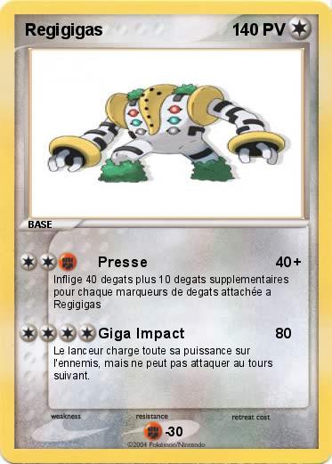 Pokemon Regigigas