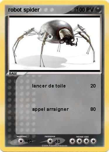 Pokemon robot spider