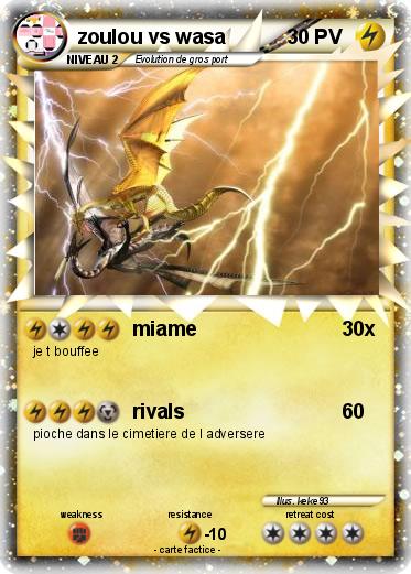 Pokemon zoulou vs wasa
