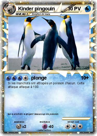 Pokemon Kinder pingouin
