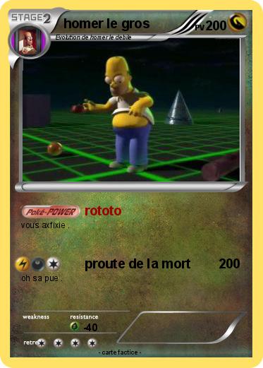 Pokemon homer le gros