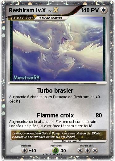Pokemon Reshiram lv.X