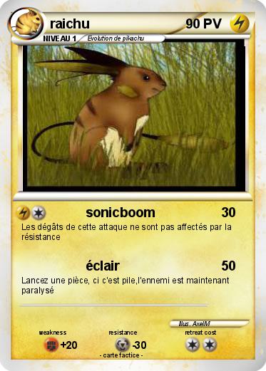 Pokemon raichu