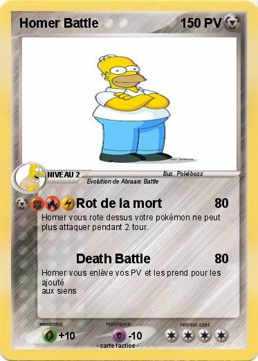 Pokemon Homer Battle