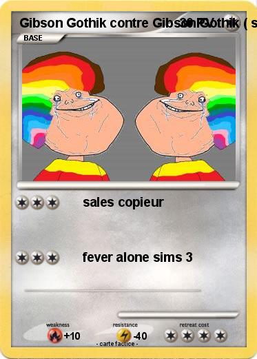 Pokemon Gibson Gothik contre Gibson Gothik ( sims 3 animaux & cie 3DS)