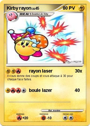 Pokemon Kirby rayon