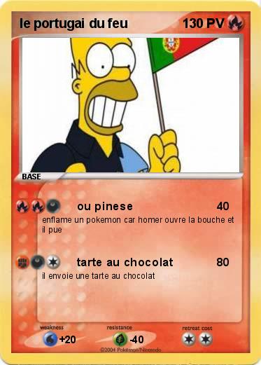Pokemon le portugai du feu