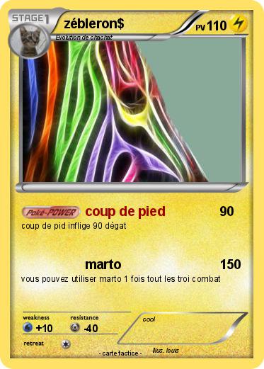 Pokemon zébleron$