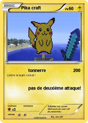 Pokemon Pika craft