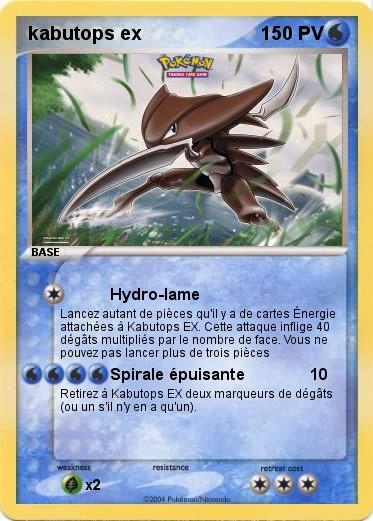 Pokemon kabutops ex 