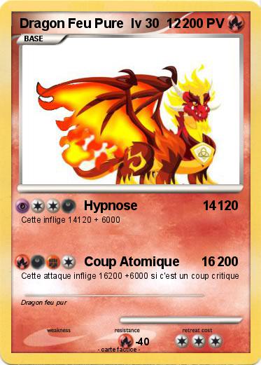 Pokemon Dragon Feu Pure  lv 30  12