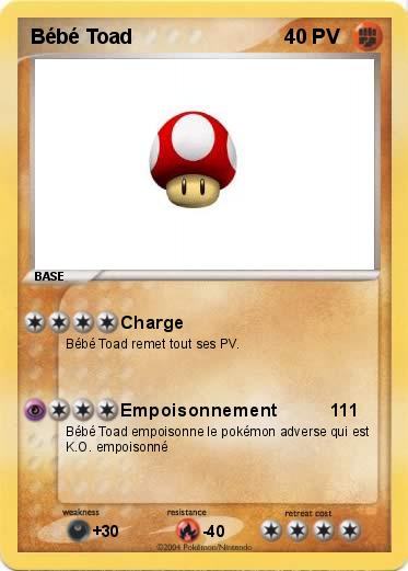 Pokemon Bébé Toad