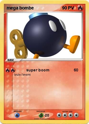 Pokemon mega bombe