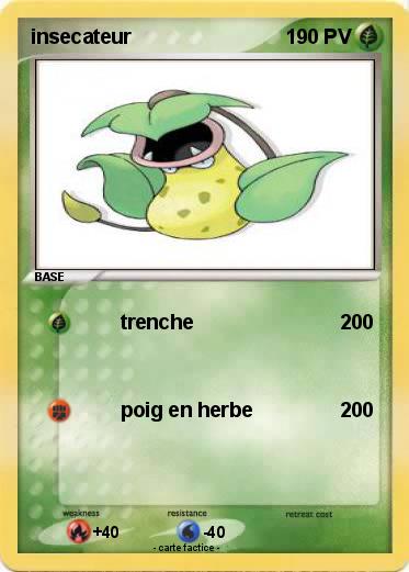 Pokemon insecateur