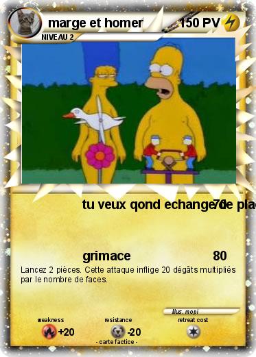 Pokemon marge et homer