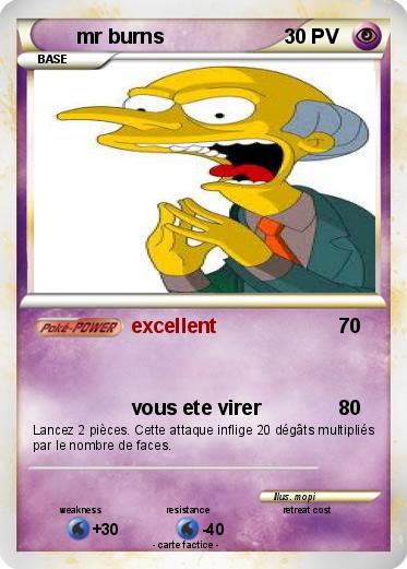 Pokemon mr burns