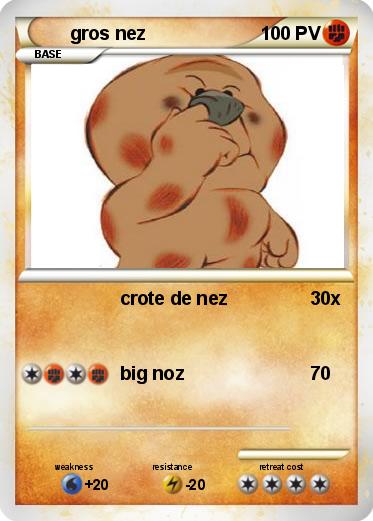Pokemon gros nez