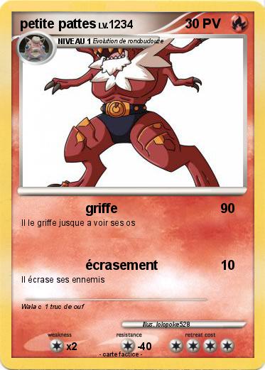 Pokemon petite pattes