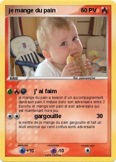 Pokemon je mange du pain