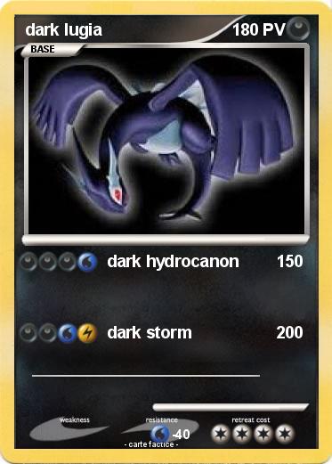 Pokemon dark lugia