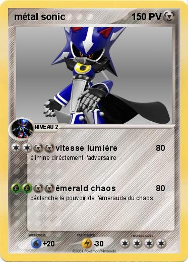 Pokemon métal sonic