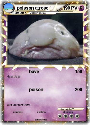 Pokemon poisson atrose
