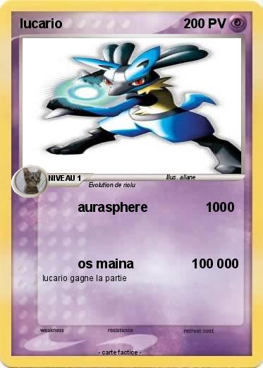 Pokemon lucario