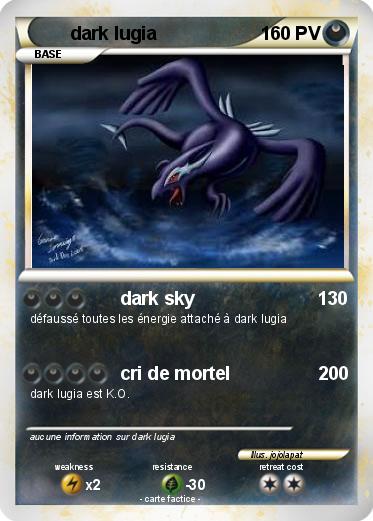Pokemon dark lugia