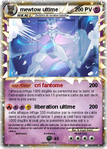 Pokemon mewtow ultime
