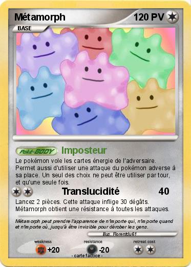 Pokemon Métamorph