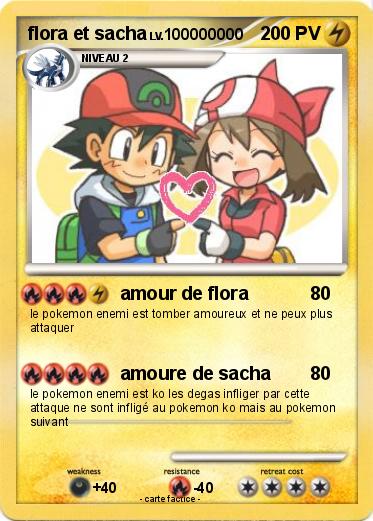 Pokemon flora et sacha