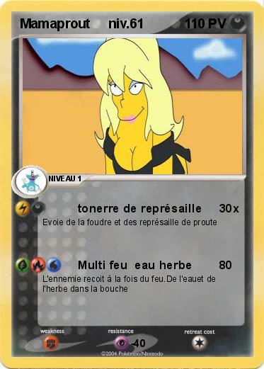 Pokemon Mamaprout     niv.61