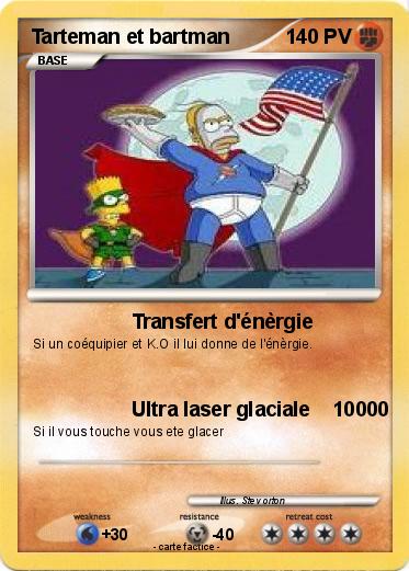 Pokemon Tarteman et bartman