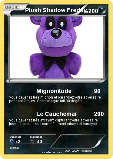 Pokemon Plush Shadow Freddy